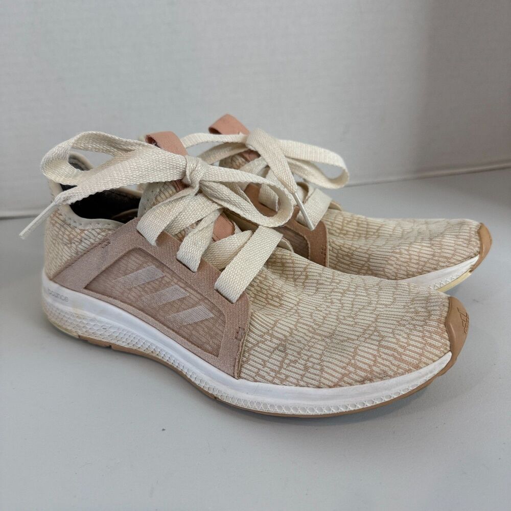 Adidas Women's Edge Lux Ash Pearl Athletic Running Shoes Size 7.5